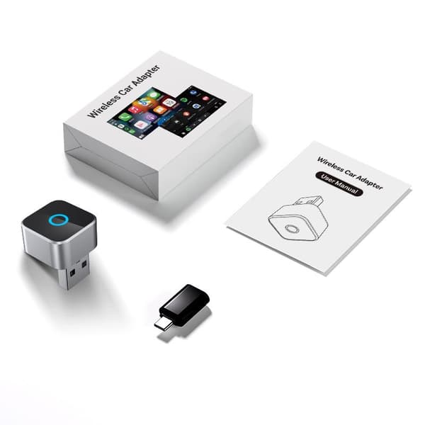 Ottocast Mini Cube Trådløs CarPlay Adapter Android Auto Bilforbindelsesboks CP88-M