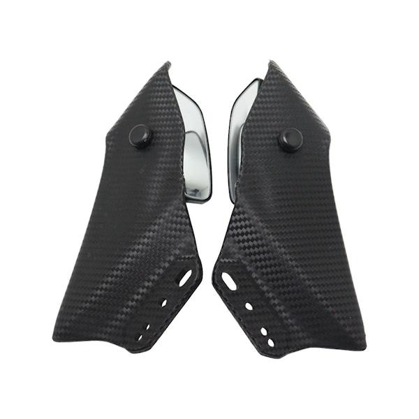 Universell justerbar motorcykel flank spoiler kåpa med speglar för CBR650R YZF R1 YZF R6 T-MAX5