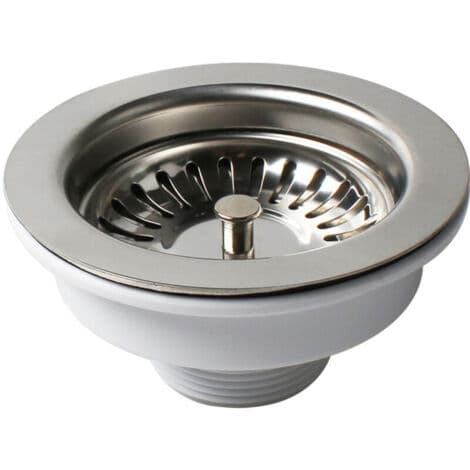 Manuell kurvsil avløp til vask, 114 mm diameter