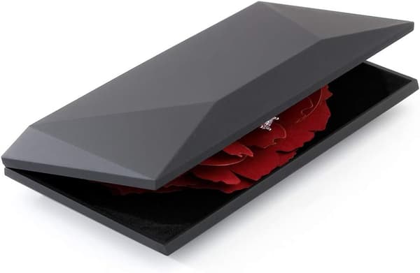 Kreativ Ringask, Liten Ringask, Organizer för Smyckesdisplay, Ceremonier, Presentation (Svart)