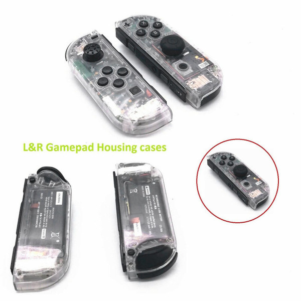 Huse til Nintend Switch NS Controller - Transparent Transparent