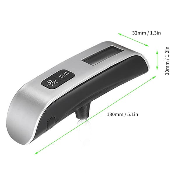 Digital Bagagevåg med LCD-Display 50kg