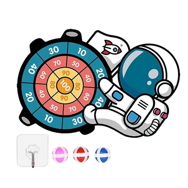 1 Sett Tegneserie Klebrig Mål Ball Leker Dart Dartbrett Leketøy Klebrig Dart Ball Leketøy Klebrig Ball Leketøy Rask Space model