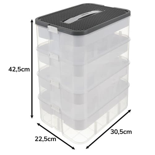 Building Block Storage Box - Various 2200 3 nivåer