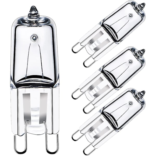 Set 4 halogeenilamppua G9 25 W 230 V 300 C, 43 x 14 mm