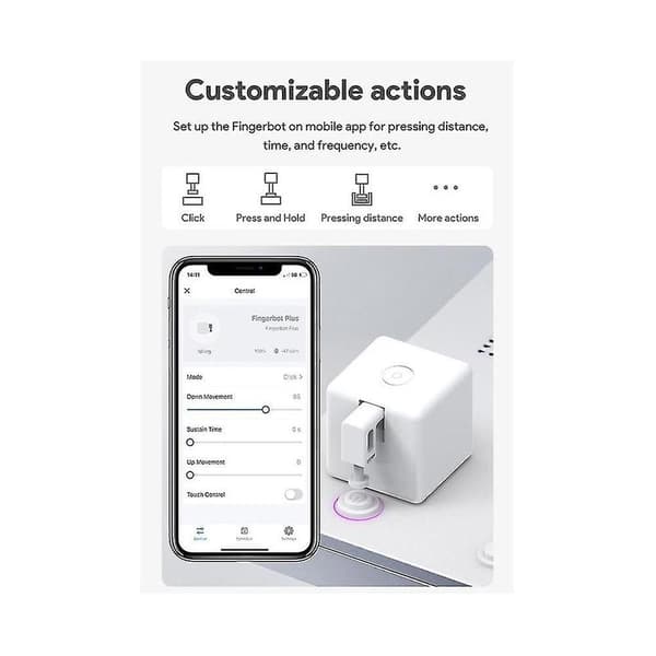 Tuya Smart Fingerbot Plus+værktøjskasse Zigbee Switch Bot Knap Smart Home Smart Life App Stemmestyring Wi