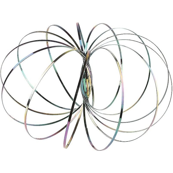 Generation Magic Flow Ring, 3D-jousimetallirengas, interaktiivinen kineettinen sormipeli, lievittää stressiä lapsille ja aikuisille