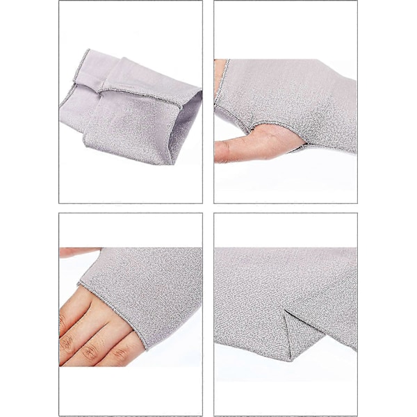 UV-beskyttelseshandsker håndledslængde solbeskyttelse kørehandsker unisex fingerløse