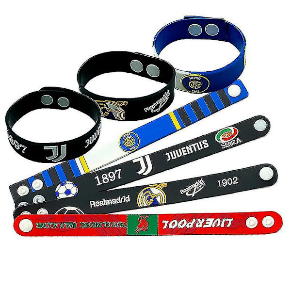Inter Milan Real Madrid Barcelona Rannekoru Souvenir Ac Milan Liverpool Chelsea Juventus Ranneke Silikonista Real Madrid White