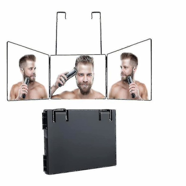 Retractable Hanging Ree-sided Folding Vanity Mirror