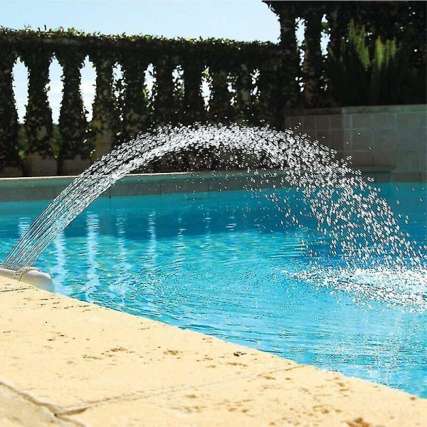 Vattenfall Pool Fontän, Vattenfall för Pool Ovan Jord, Utomhus Pool Tillbehör, Pool Tillbehör Justerbar Bassäng Fontän Kran Pool Vatten Fontän