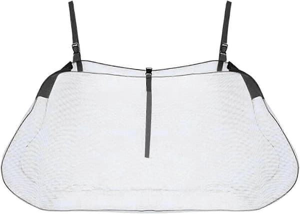 Pool Float Net Opbevaringspose, Mesh Pool Legetøjspose, Legetøjsopbevaring til Pool, Pool Float Net Opbevaringspose med Justerbare Stropper, Foldbar Pool Float Opbevaringsorgan Black