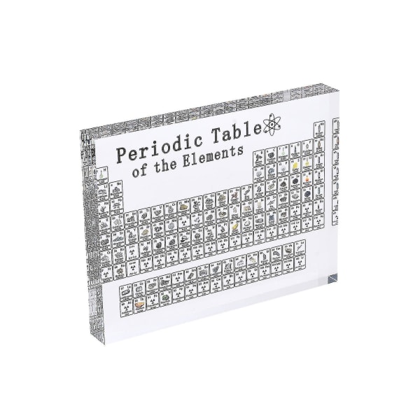 Large Periodic Table With Real Elements Inside, Acrylic Periodic Table
