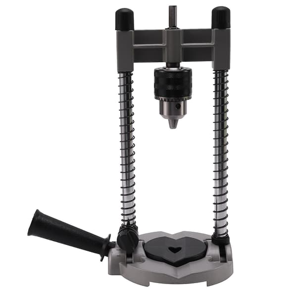 1 stk Multifunksjonell Drillstativ Justerbar 45-90 Graders Vinkel Drillguide Feste, Med Chuck Drill