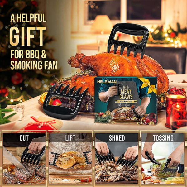 Vatertagsgeschenk Mnnertag Geschenk Pulled Pork Krallen Gabeln, Bbq Grill Zubehr Fr Freund Mann Herren Weihnachtsgeschenk, Hartplastik Fleischkrallen