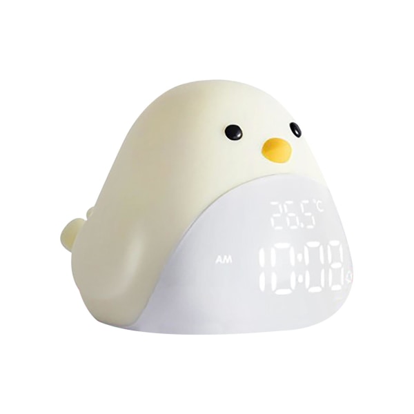 Lazy Time Bird Alarm Clock Led Night Light Digital Night Light Alarm Clock Yellow