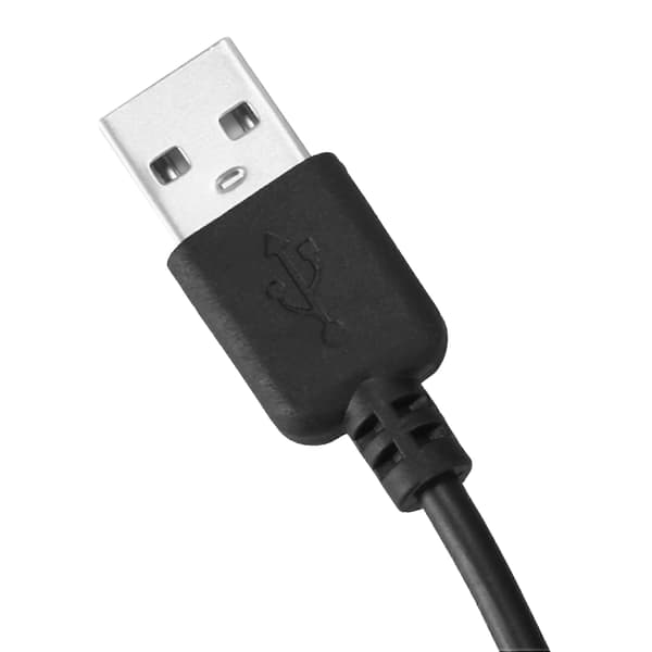 5X USB-kaapeli 5,5 mm / 2,1 mm 5V DC Barrel Jack -virtajohto (musta, 75 cm).pa