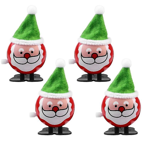 4 st Jul Uppdragbara Leksaker Jultomte Presentleksak (slumpmässig färg)