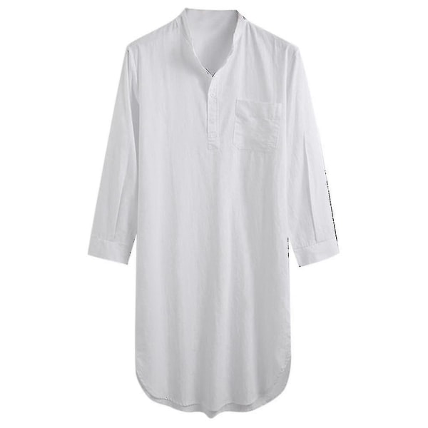 Sleepshirt Cotton Nattskjorte for menn