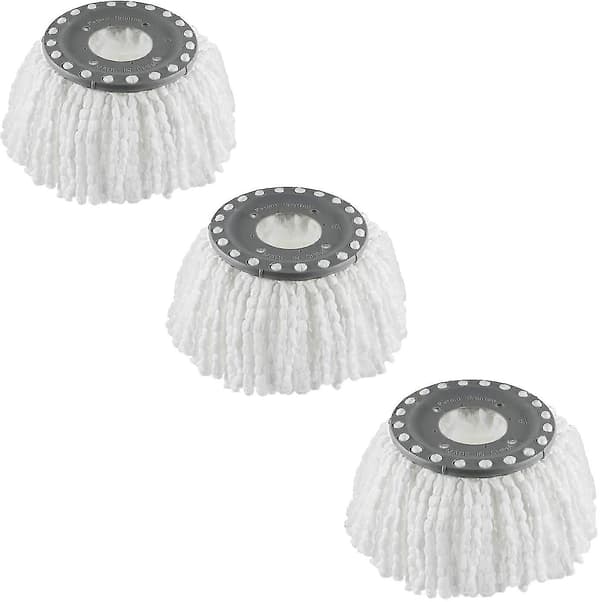 3-pakning Premium Erstatningsmoppehoder Refill For 360 Roterende Rund Spin Magic Mopp