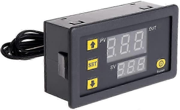 12V 20A W3230 LCD Digital Termostat Kontroller Regulator Høy Temperaturalarm