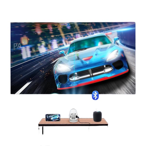 5G 4K Projektor Smart HD LED WiFi Bluetooth HDMI. USB Android Hemmabio - PA