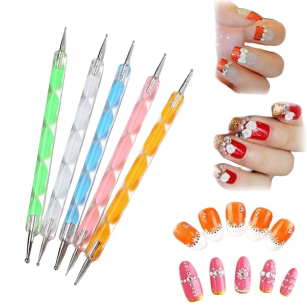 Neglekunst Pensel Negle Dotting Pensel SORT sort