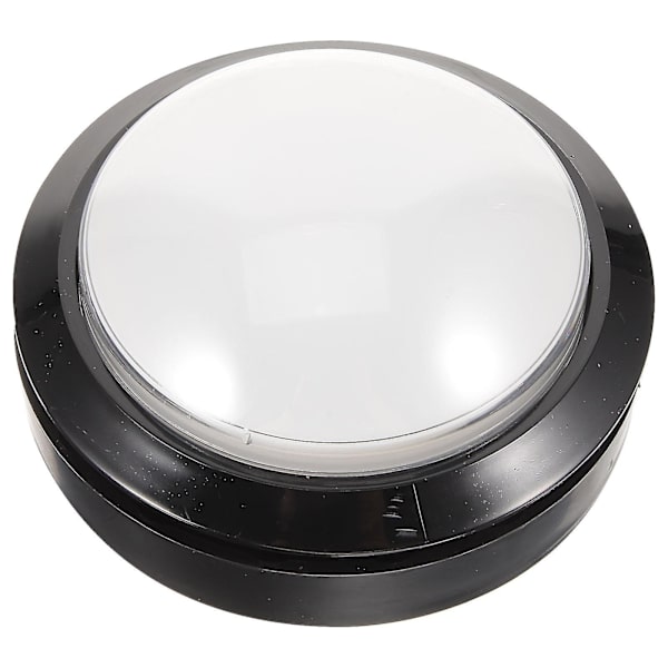 Gadget for blinde: Praktisk snakkende klokke med knapp og klokkeverk White 10x10cm