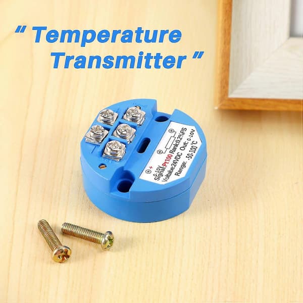 Rtd Pt100 Temperaturtransmitter Dc24v Minus 50 ~ 100 Grader Output 0-10v