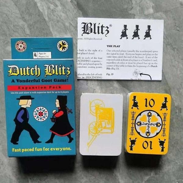 Dutch Blitz kortspill grunnleggende utvidelsespakke Dutch Blitz Basic