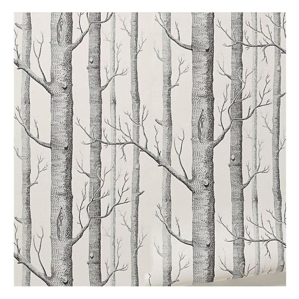 Birch Tree Wallpaper Modern Decor Wall Paper Roll Forest Wood Wallpapers For Bedroom Living Room