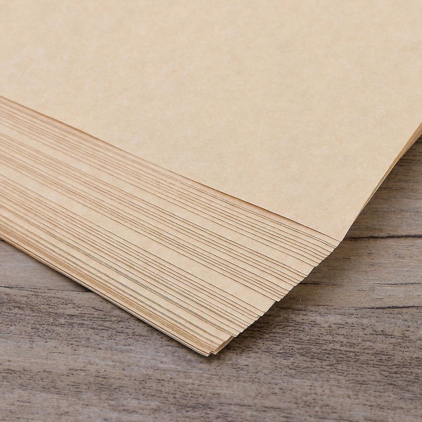 50 kpl A4 paperiarkkeja Pergamentti Retropaperi todistukseen ja tutkintoon 90g (vaaleanruskea)