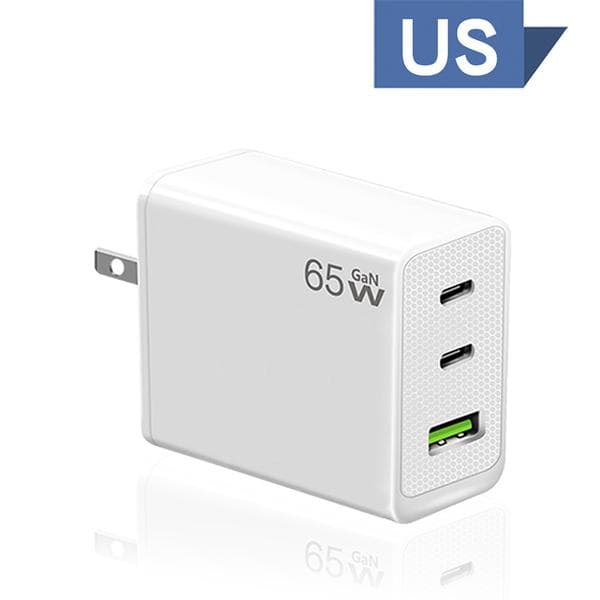 65W USB Type-C GaN-oplader Power F EU-Plug