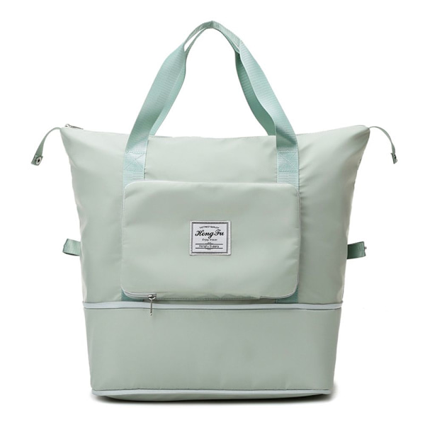 Stor kapacitet sammenfoldelig rejsetaske Damers rejsetasker Light Green