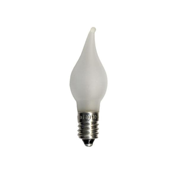 Jul-Advent-Lysestake-Lamper. LED E10 3V 0.06W FROST