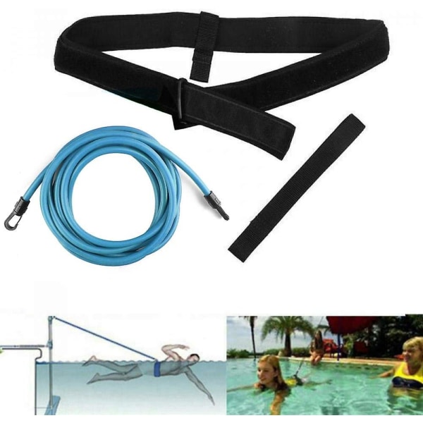 Schwimmgrtel Training Schwimmgrtel Schwimmwiderstandstrainer Schlsselband Schwimmbecken Trainingshilfe Sicherheitsgurtfix