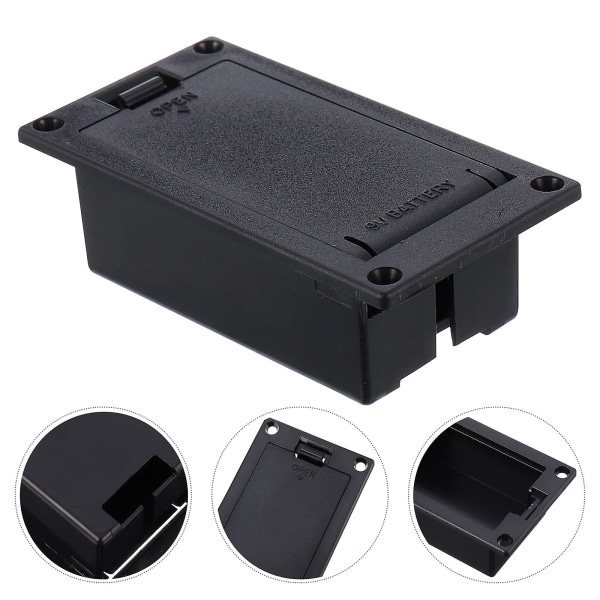 2 st 9v pickup-batterilåda gitarr och bas aktiv pickup-batterifack