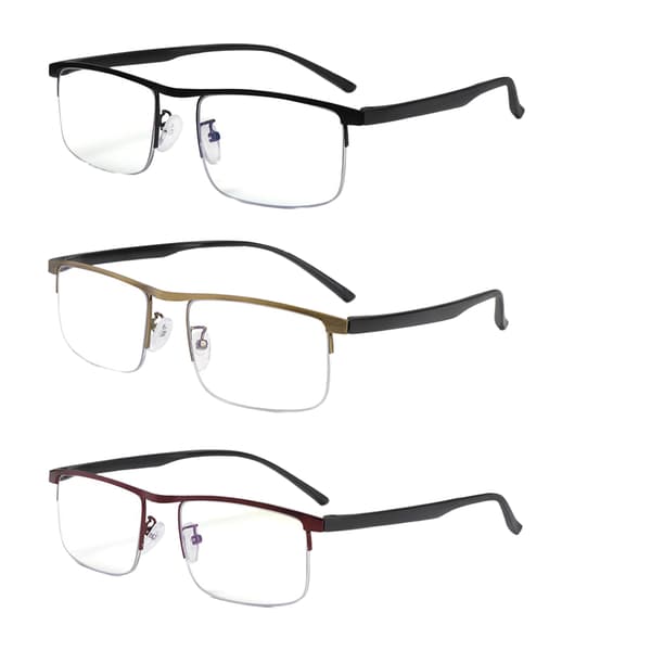Sinivalolasit Progressiiviset Presbyopia lukulasit mustat