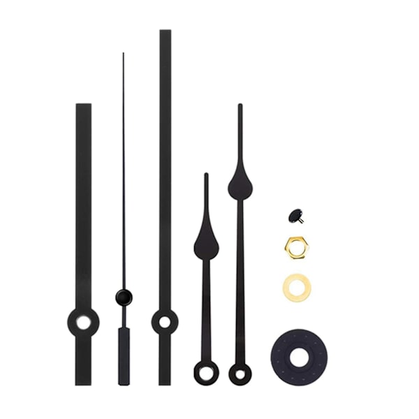 Pendelklokke Urverk Erstatning DIY m/ 3 Par Viser & Pendel