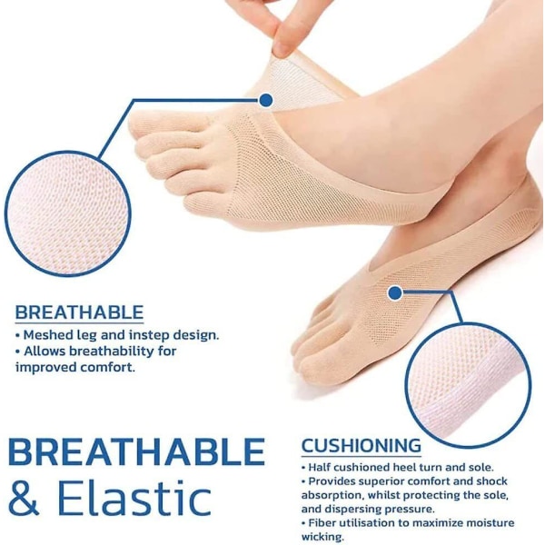 Anti-Bunions Terveyssukat,Orthoes Bunion Relief-sukat, Anti-Bunions-sukat Black