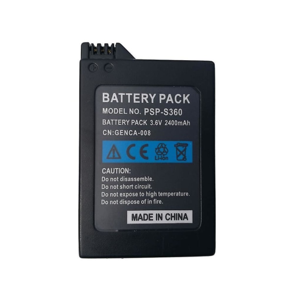 Genopladeligt batteri kompatibelt Sony Psp-2000, Psp-3000, Lite, Slim Psp-s110 / oplader 1 Batetry