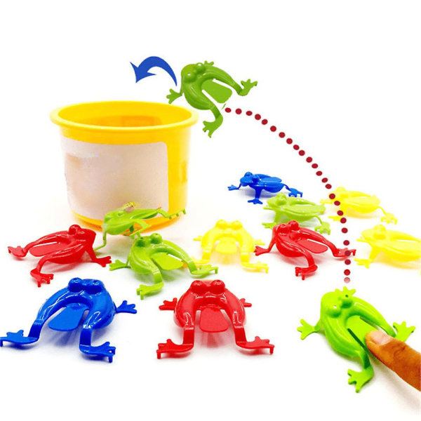 Barn 30st Jumping Frog Actionleksaker Bounce Fidget Toys,kreativa stress relief Presenter