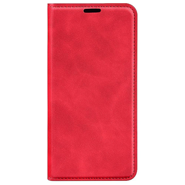 For Samsung Galaxy Xcover Pro PU Lær TPU Deksel Stativ Magnetisk Skin Touch Flip Lommebok Telefon Deksel Red