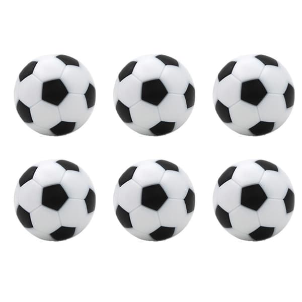 Bordfodbold 6 Stk. Bordfodboldbolde 32 mm Mini Fodboldbolde Udskiftning Til Bordfodboldspil Tilbehør