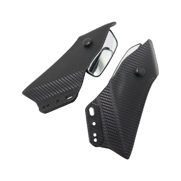 Universell justerbar motorcykel flank spoiler kåpa med speglar för CBR650R YZF R1 YZF R6 T-MAX5
