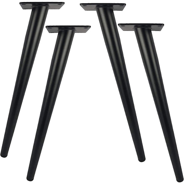 4 Pakke 30cm Lengde Metallbordben For Moderne Møbler Kommode Skap Skrivebord Stol Ottoman Erstatning Møbelstøtteben 800kg Kapasitet