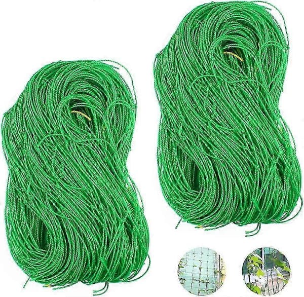 2 kappaletta kasvitukiverkkoa polyeteenistä kiipeilykasveille, 1,8m*3,6m