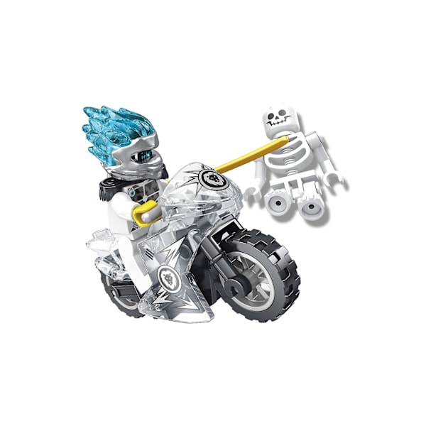 Sæt med 16 stk. Ninja Mini Figurer Byggeklodser Legetøj Børnegaver