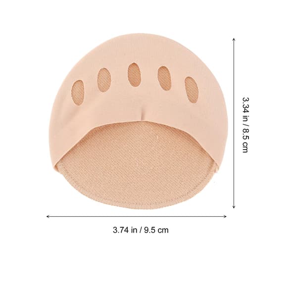 2 Par Breathable Bomuldsstrømper Peep Toe Strømper Fem-Tå Strømper No Show Strømper