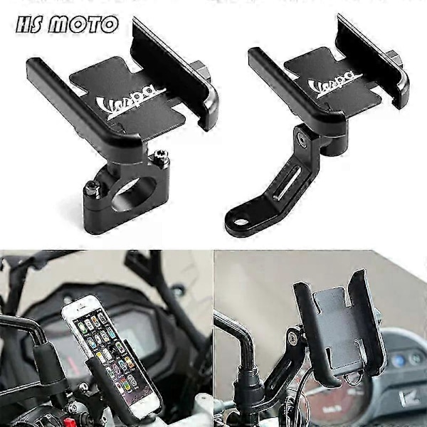 För Vespa LX LXV Sprint GTS GTV 50 150 250 300 300ie Tillbehör Motorcykel Styret Mobiltelefonhållare GPS Ställ Fäste Edition C